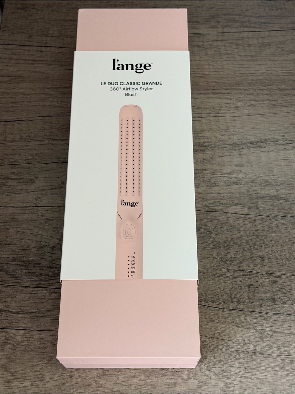L'ange Blush Pink Le Duo Classic Grande 360° Airflow Styler